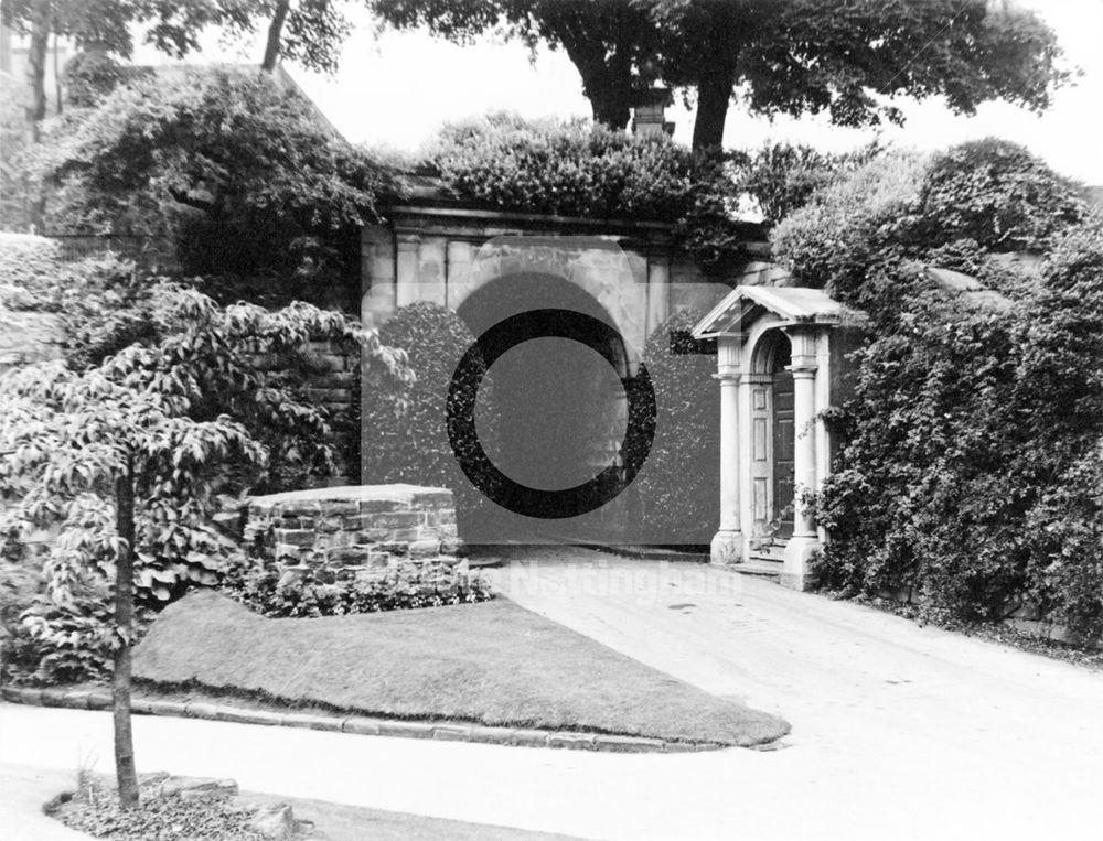 Nottingham Castle grounds, 1971