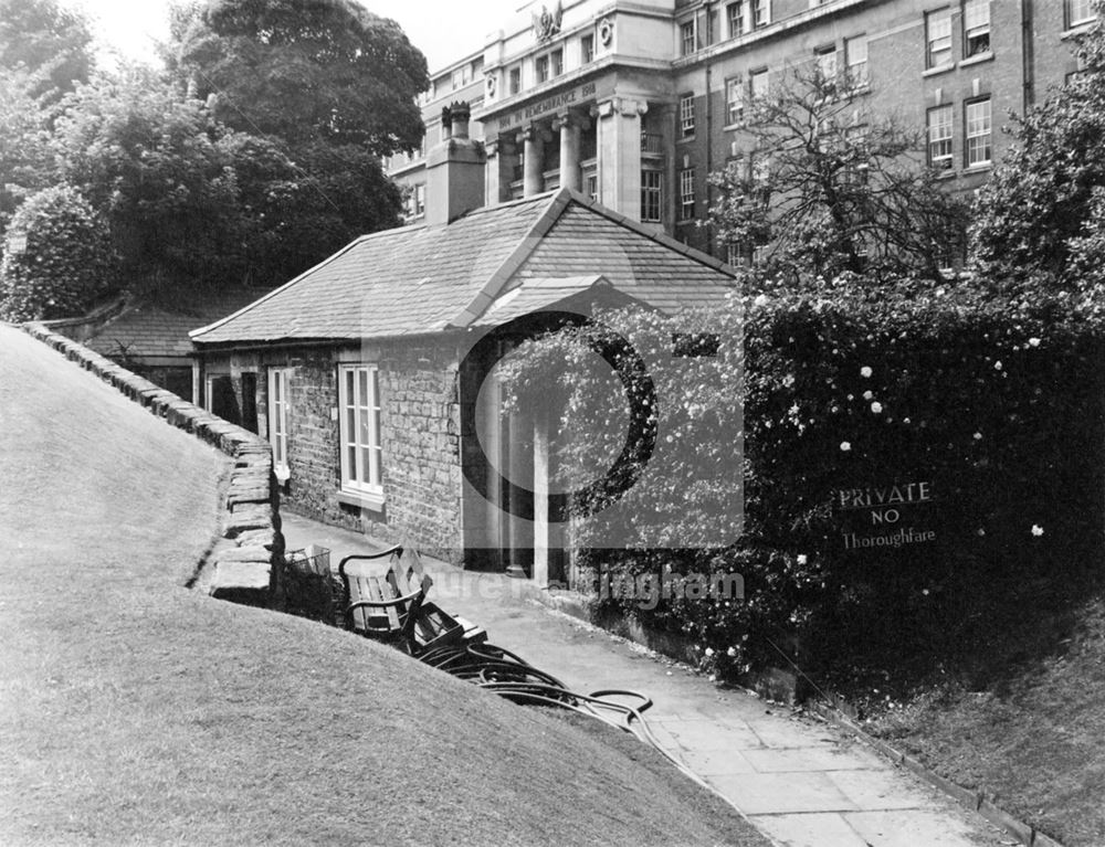 Nottingham Castle grounds, Robin Hood Rifles Orderly Room 1971