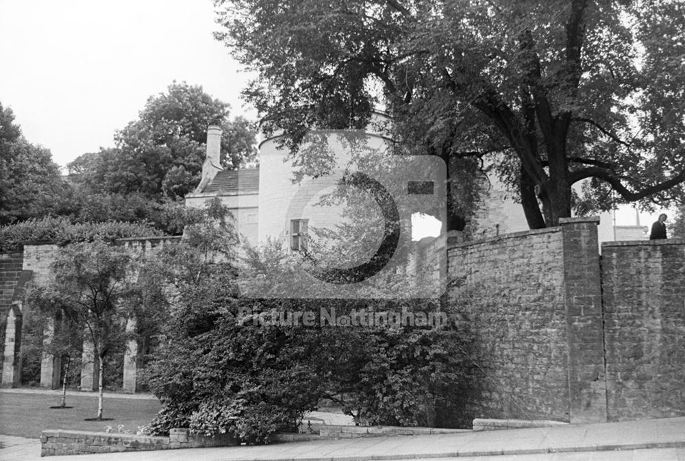 Nottingham Castle Lodge and Gateway 1973