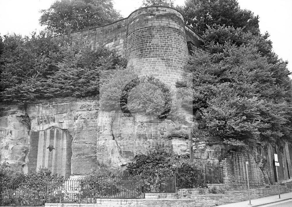 Nottingham Castle Lodge and Gateway 1973