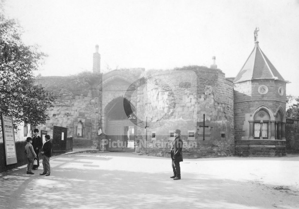 Nottingham Castle Lodge and Gateway c 1870 ?