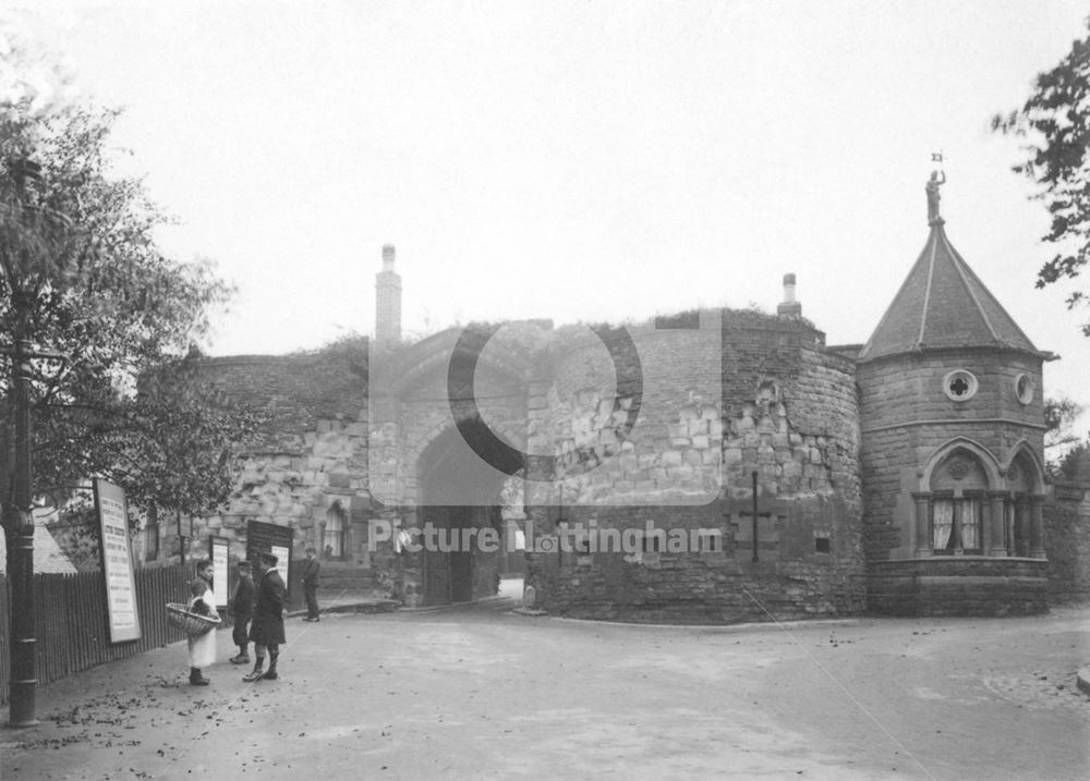 Nottingham Castle Lodge and Gateway c 1870 ?