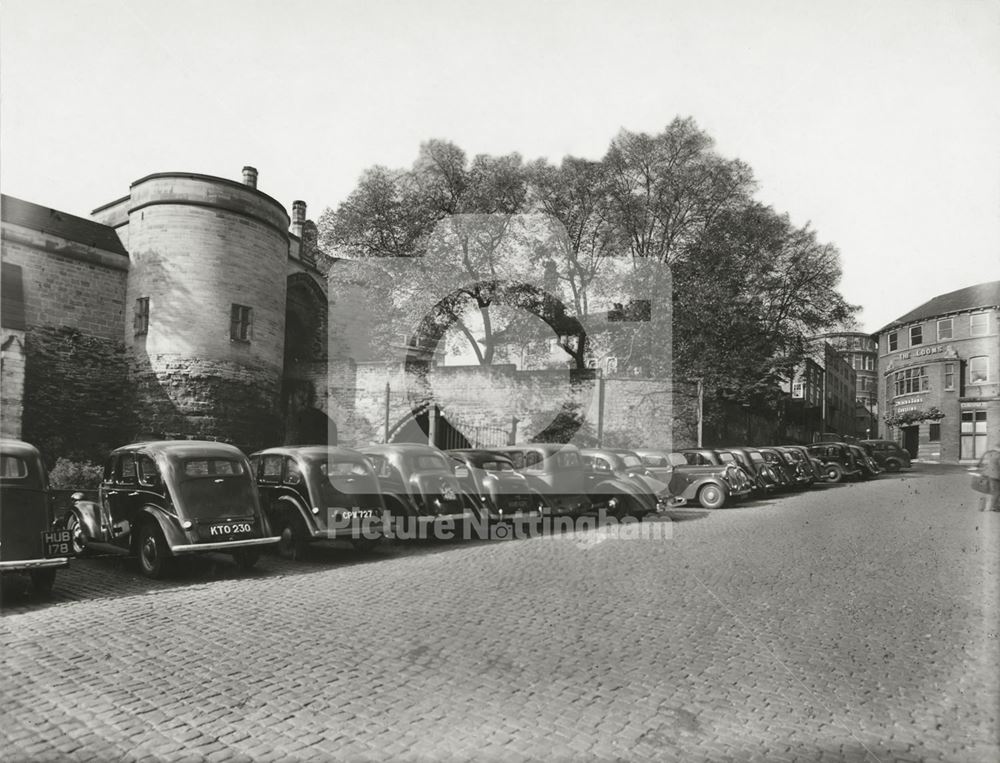 Nottingham Castle Gateway from Castle Road c 1950