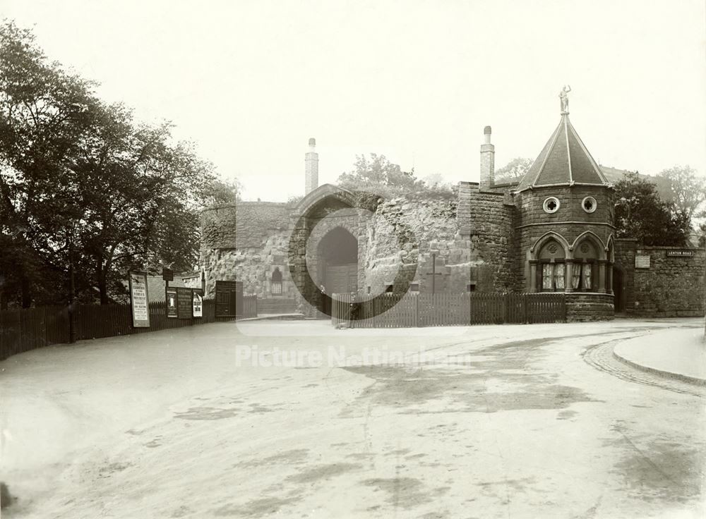 Nottingham Castle Gateway 1900