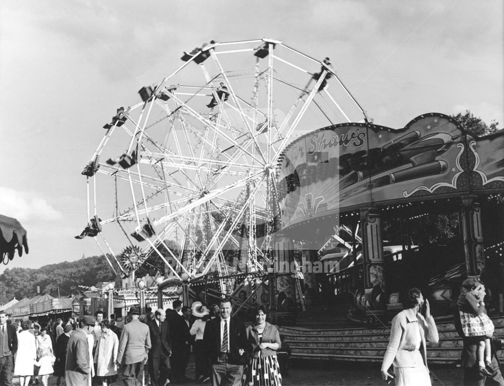 Big Wheel and Space Cruiser, Goose Fair, Forest, 1961