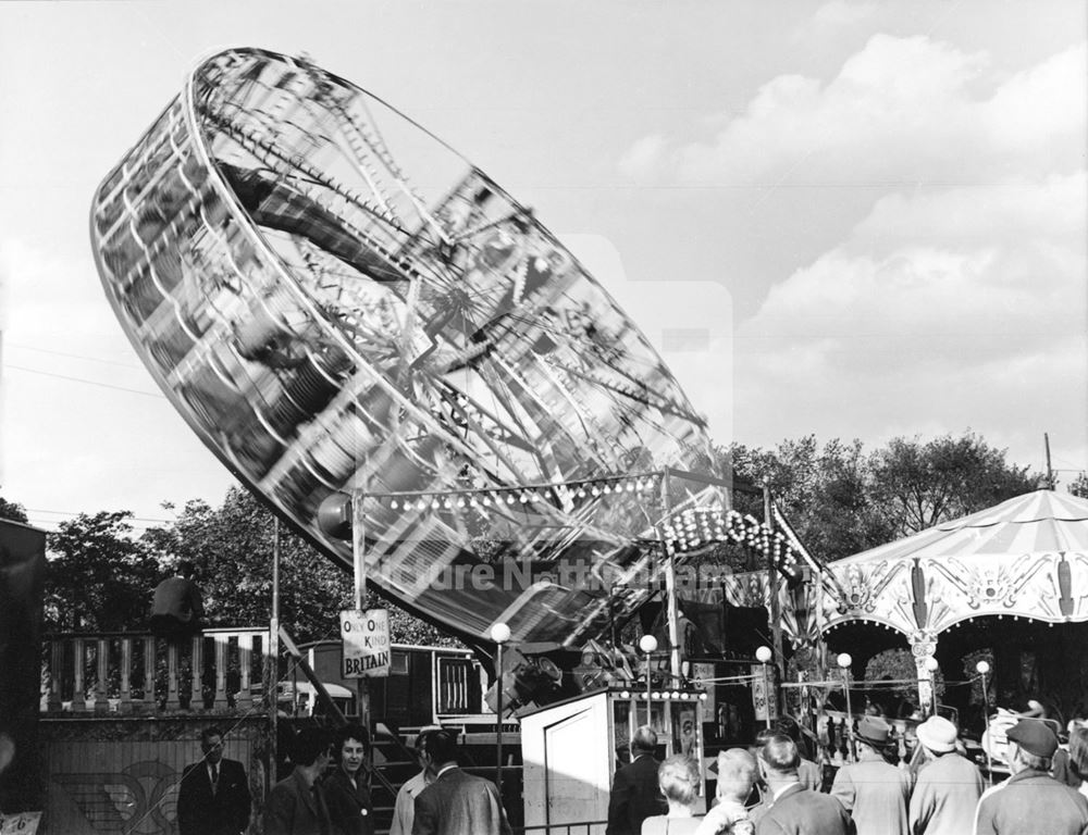 'Meteorite' ride, Goose Fair, Forest, 1961