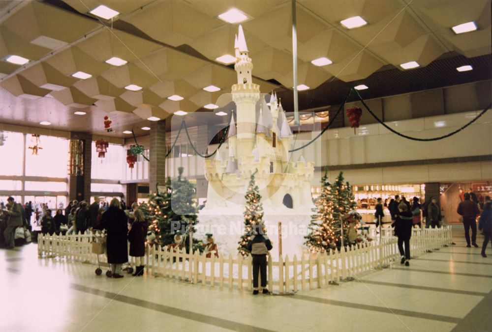 Broadmarsh Shopping Centre Christmas Decorations, Lister Gate, Nottingham