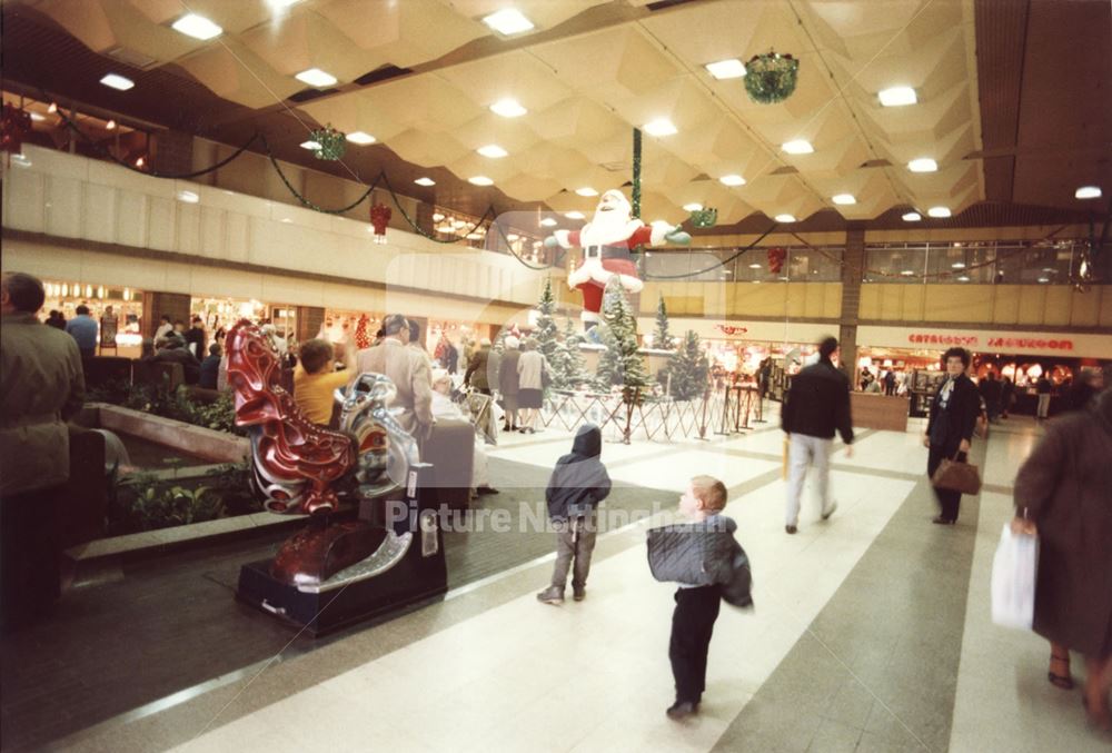 Broadmarsh Shopping Centre Christmas Decorations, Lister Gate, Nottingham