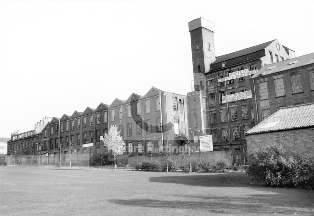 Demolition of factory buildings between Ashforth and Bullivant Street