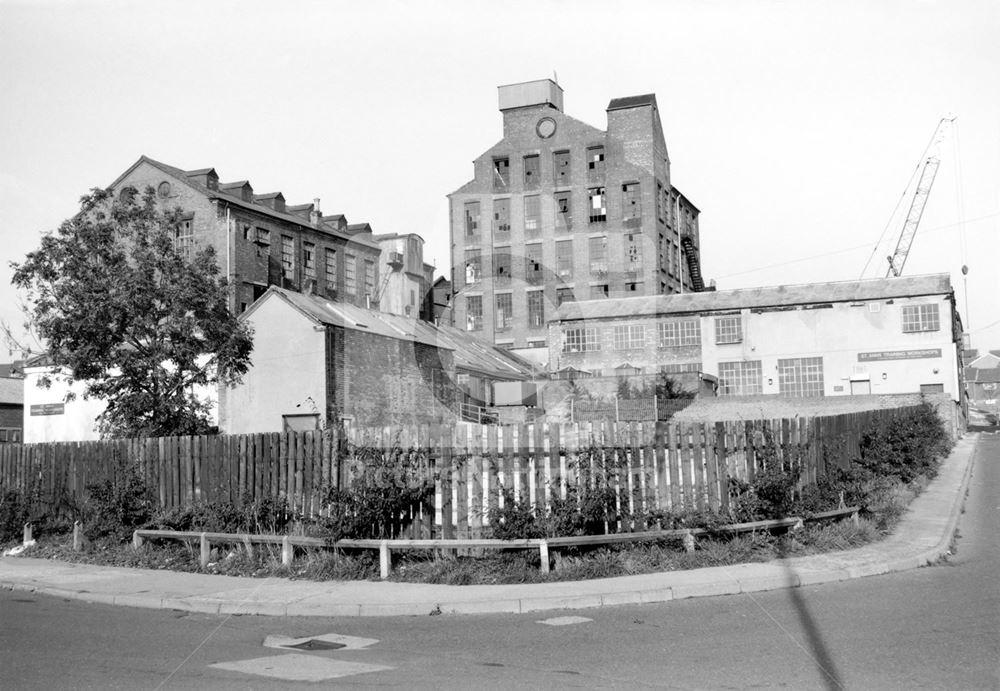 Demolition of factory buildings between Ashforth and Bullivant Street