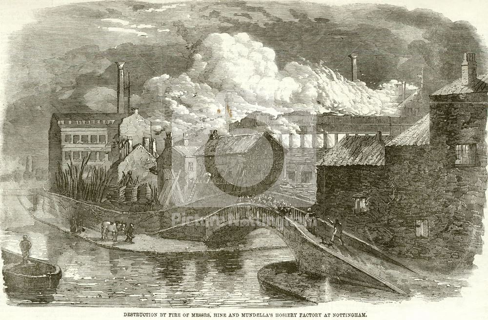 Hine and Mundella's Hosiery Factory, Nottingham