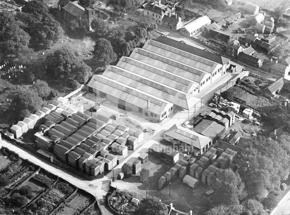 Player's Packing Case Factory, Hartley Road, Radford, Nottingham, c 1910s ?