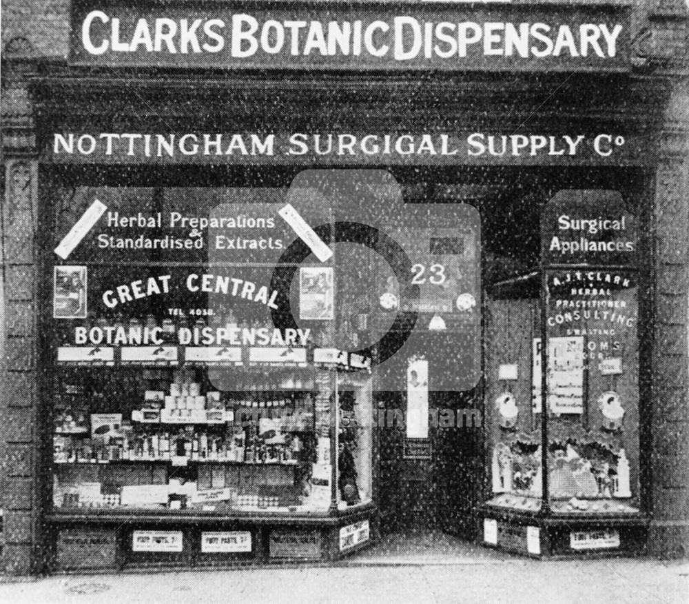 Clarks Botanic Dispensary, Nottingham