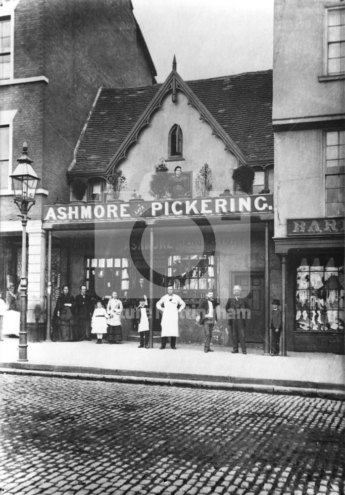 Ashmore and Pickering Umbrella Manufacturers, Nottingham, c 1865