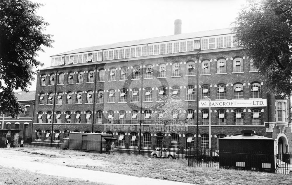 Wm. Bancroft Ltd factory, Robin Hood Street 1975