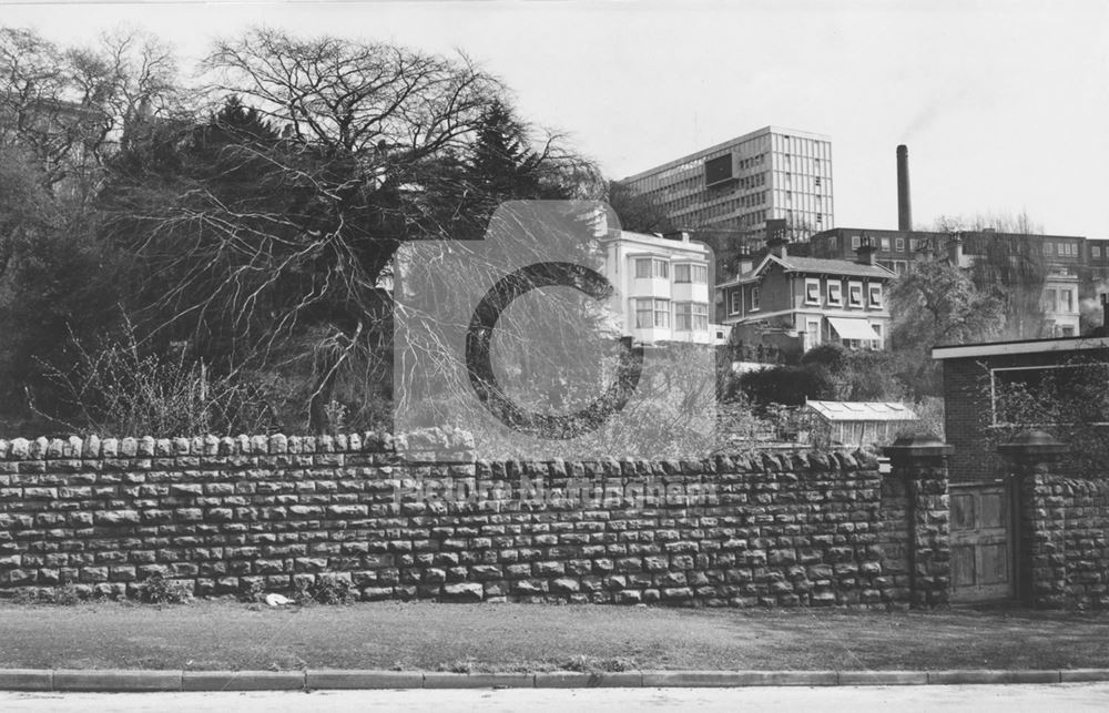 Nottingham General Hospital from The Park, Nottingham