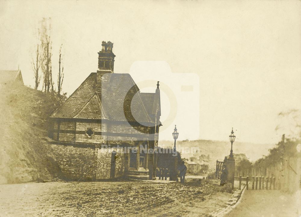 Toll Gate, Derby Road, Lenton Sands, Nottingham c 1870