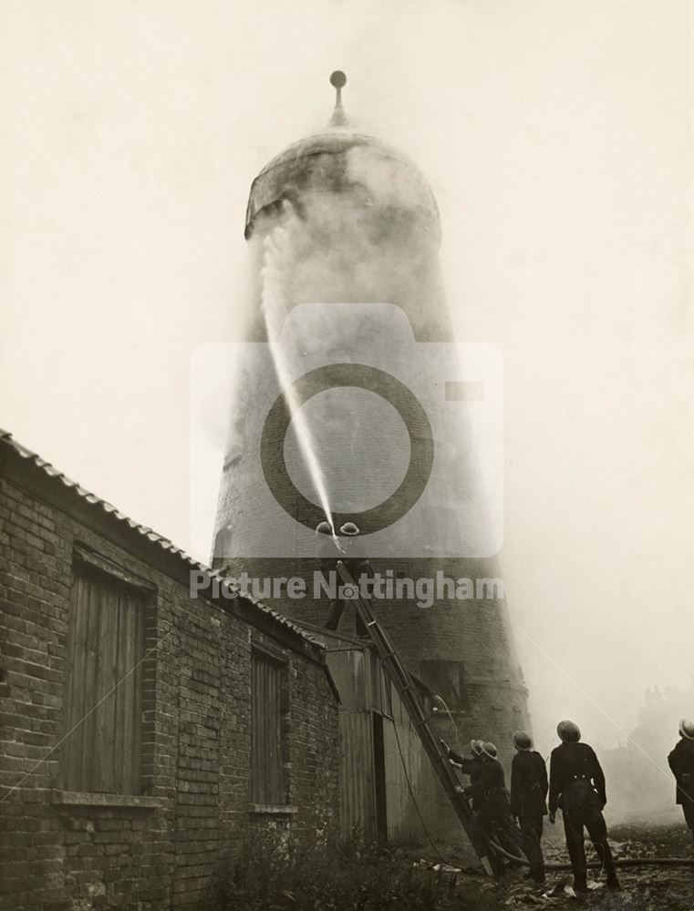 Fire at Green's Mill, Sneinton