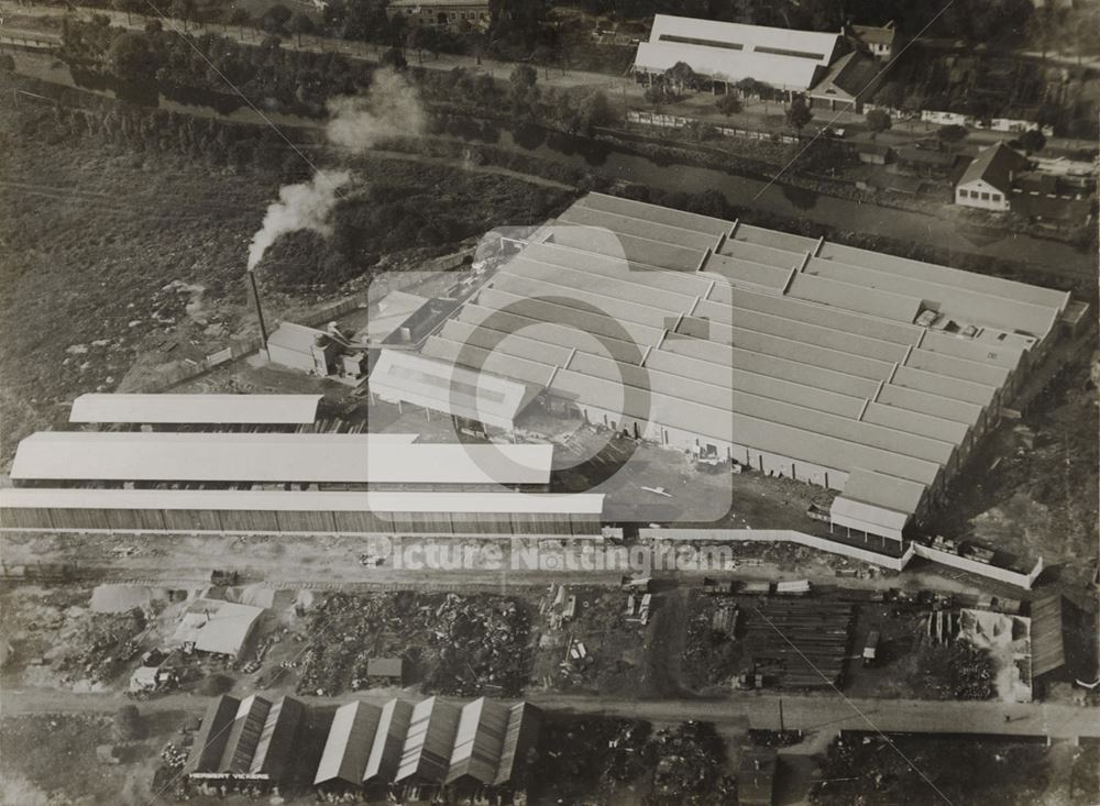 Boots the Chemist, Cabinet Factory, Castle Boulevard c 1927