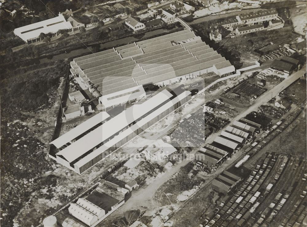 Boots the Chemist, Cabinet Factory, Castle Boulevard c 1927