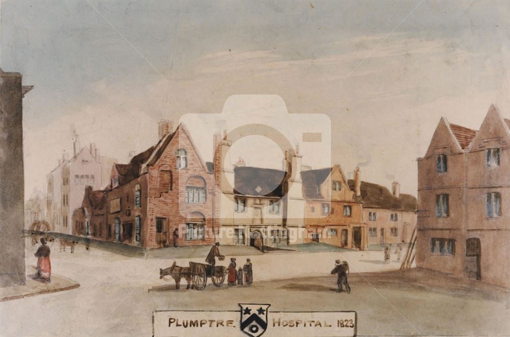 Plumptre Hospital, Poplar Street 1823