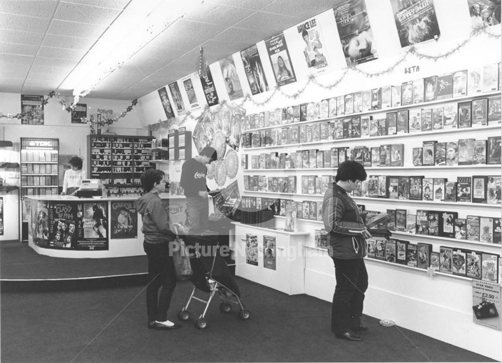 Star Video, Hucknall Lane, Bulwell, 1983