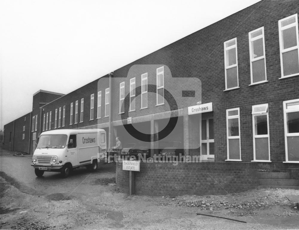 C J Croshaw and Co Ltd. Bakers, Hooton Street, Sneinton 1972