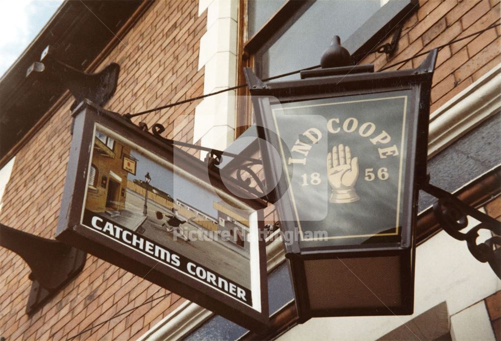 'Catchems Corner' Public House - Pub Sign