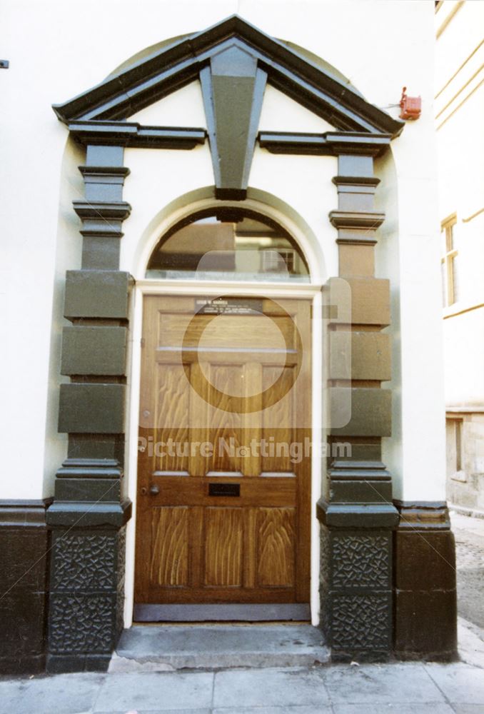 The Coach and Horses public house - door detail