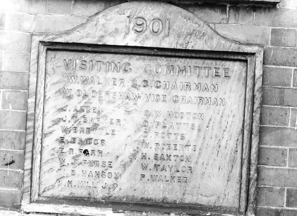 Sandstone plaque - Highbury Hospital, Highbury Vale 1975