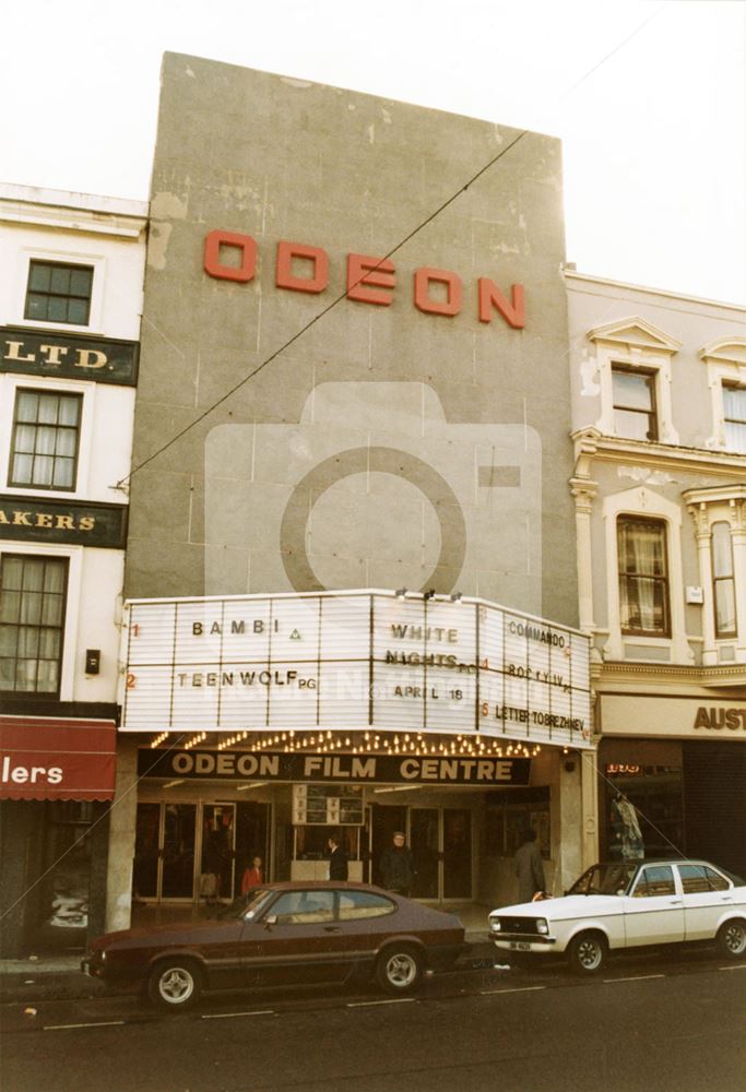 The Odeon Cinema, Angel Row, Nottingham, 1986