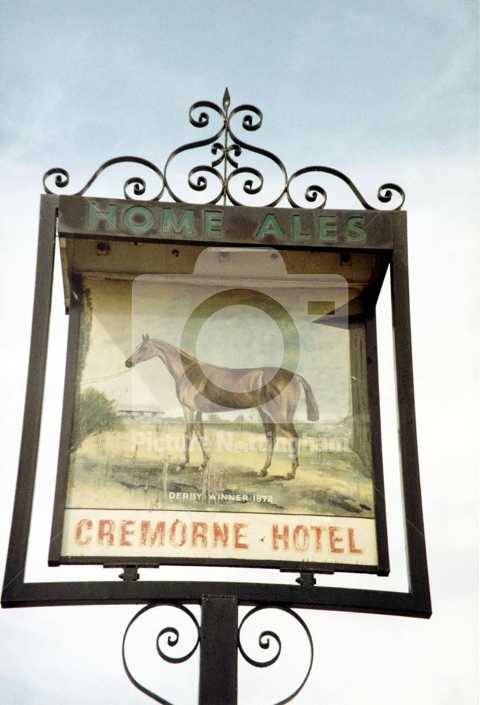 The Cremorne Hotel public house - sign