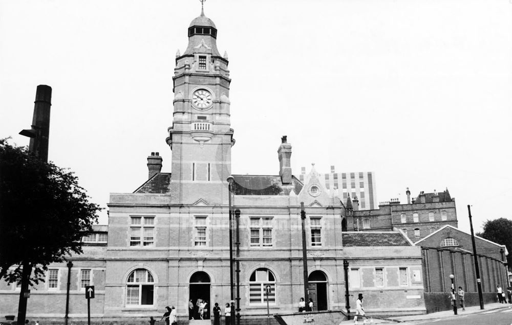 Victoria Baths looking from Sneinton Market