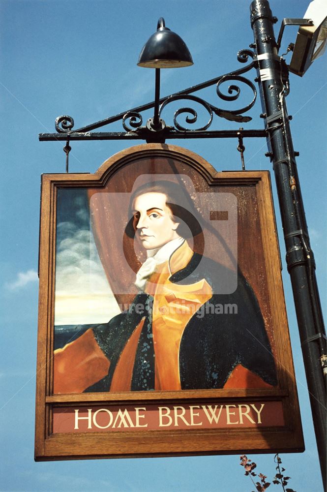 The Admiral Rodney, pub sign, Wollaton