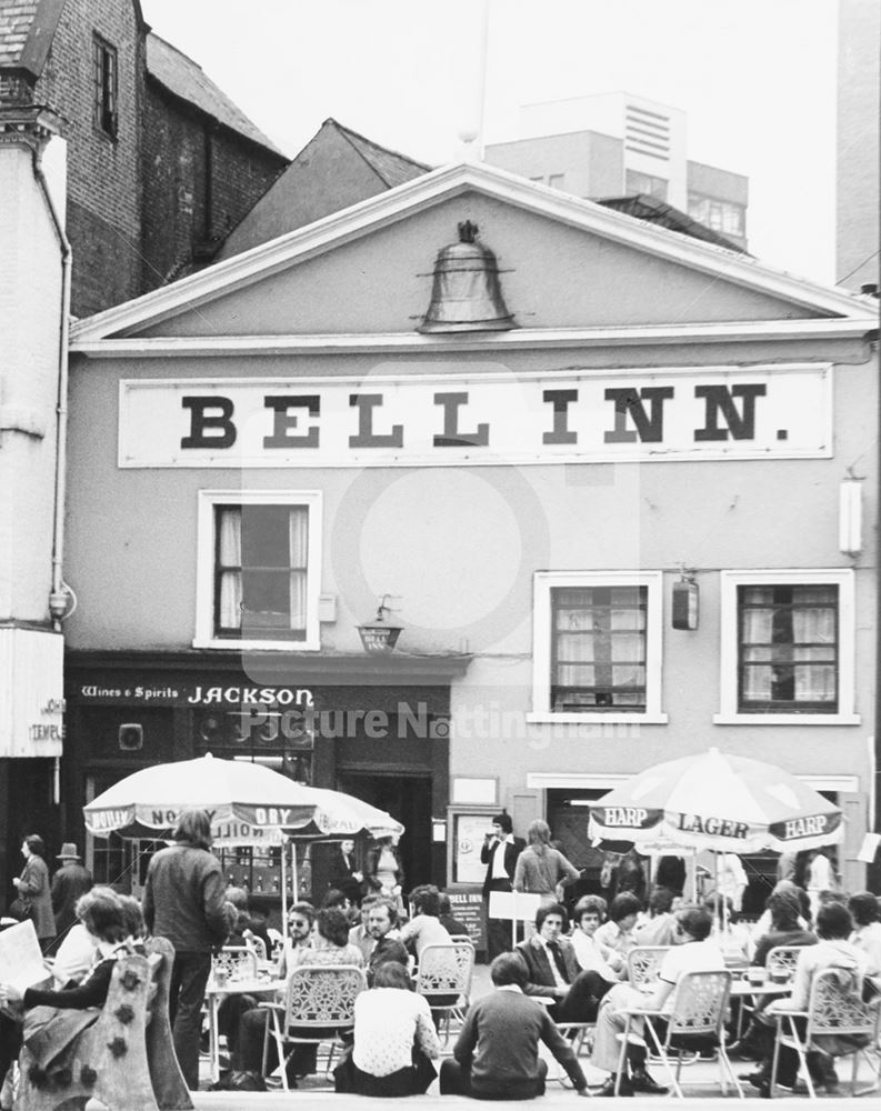 Bell Inn, Angel Row, 1975