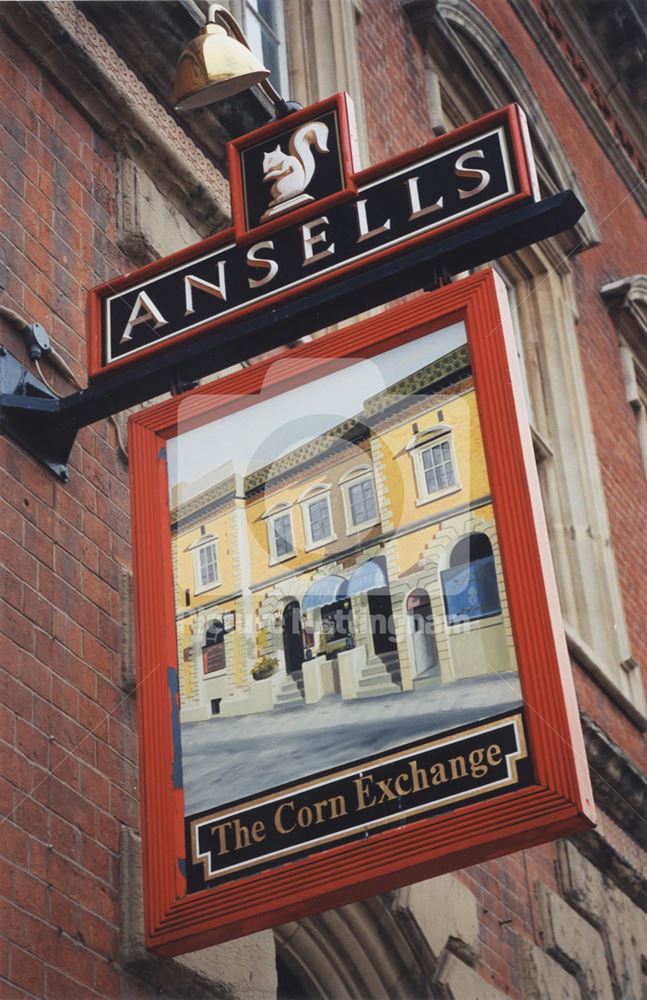 Corn Exchange public house, Thurland Street, 1995