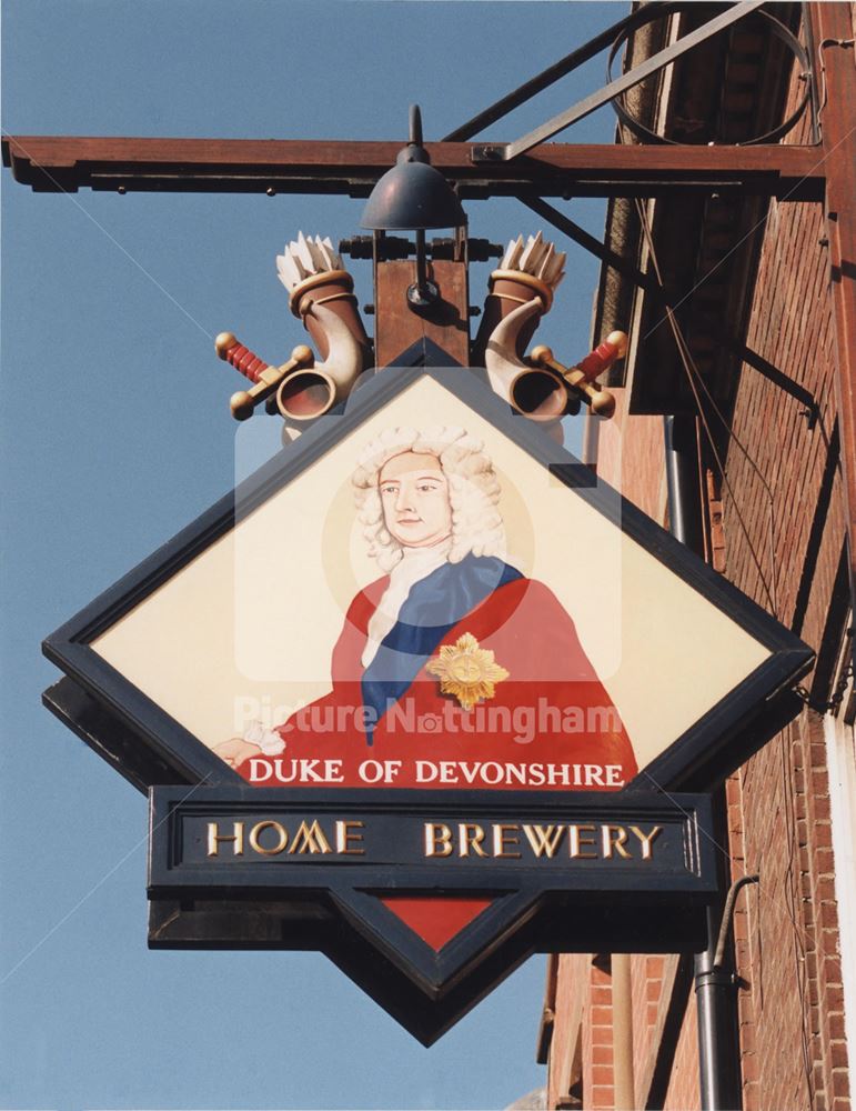 Duke of Devonshire inn, Carlton Road, 1995