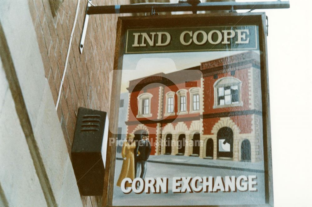 The Corn Exchange public house sign