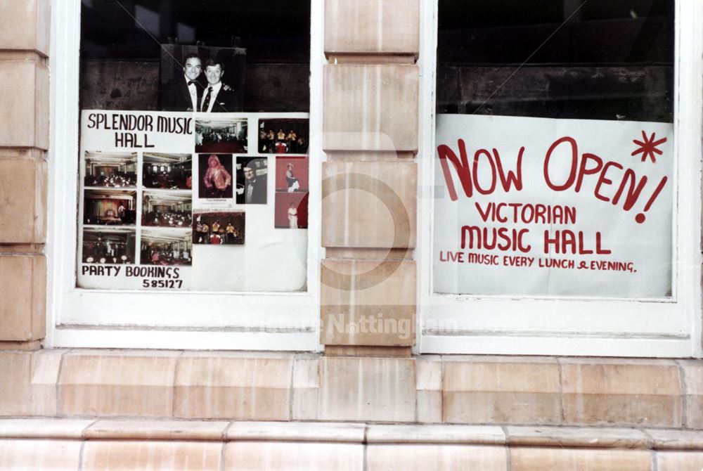 Splendor Music Hall, Fletcher Gate, 1982