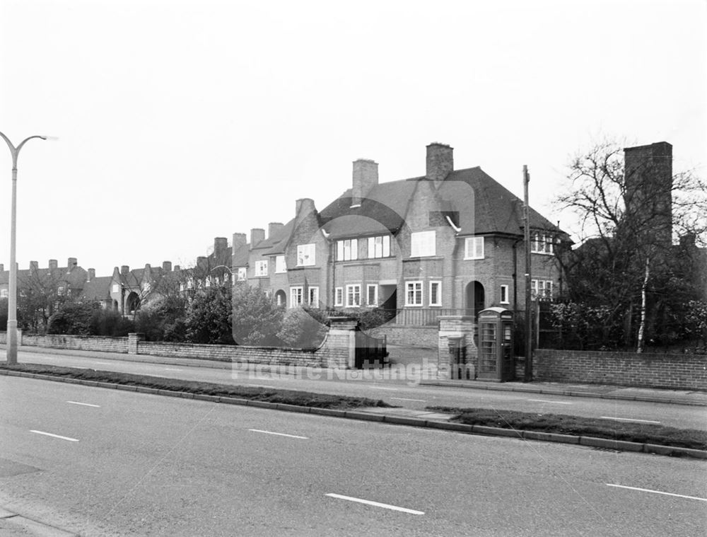 Collin's Almshouses, Derby Road, Lenton Abbey - Beeston, 1976