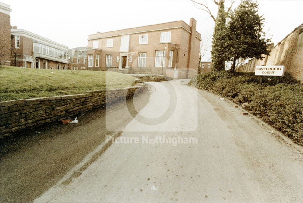 Nottingham Hospital for Women, after conversion into apartments, Peel Street, 1985