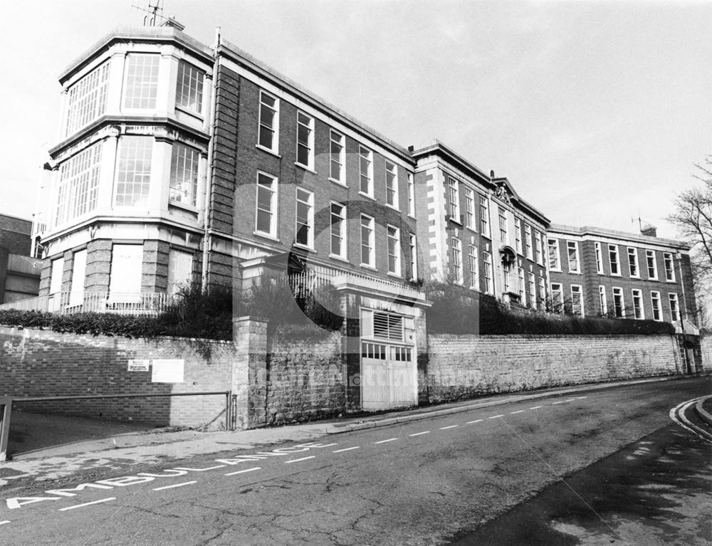 Nottingham Hospital for Women, Peel Street, 1982