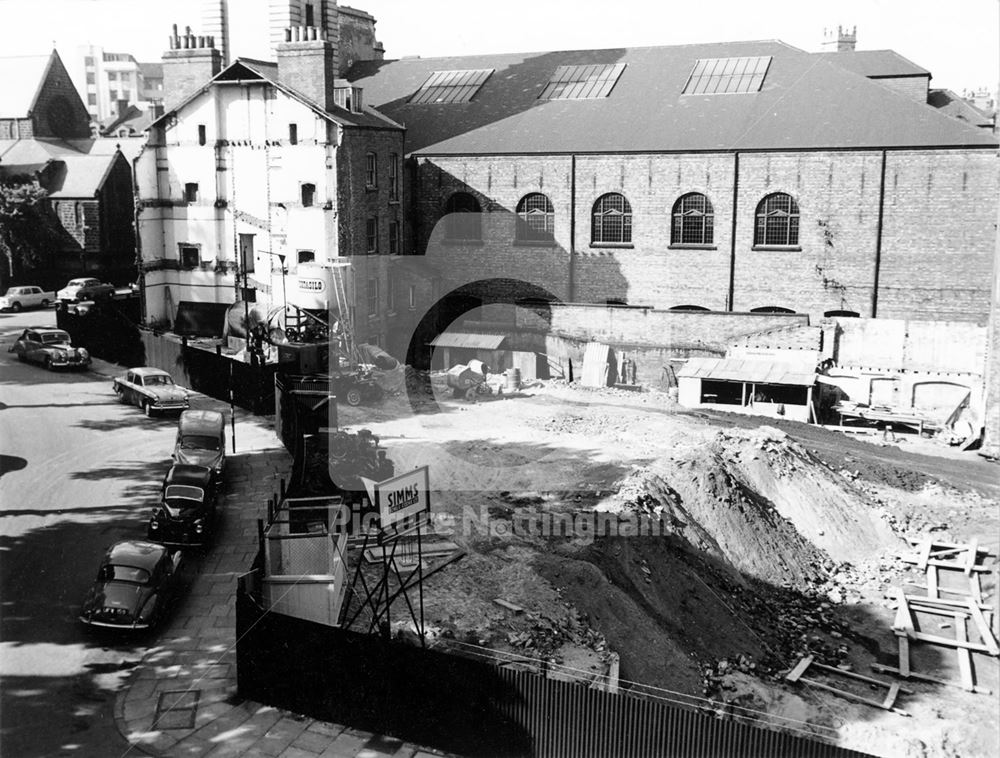 Playhouse Site, Wellington Circus, 1961