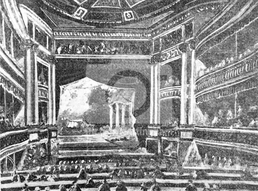 Theatre Royal, Interior, 1901