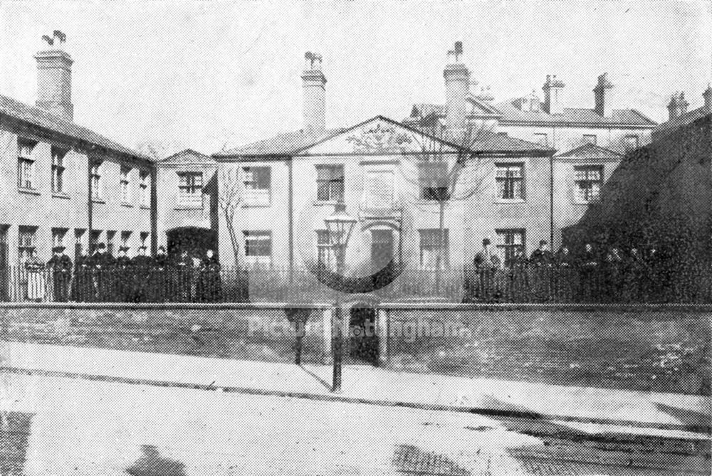 Lambley Almshouses, Derby Road, Nottingham, c 1897