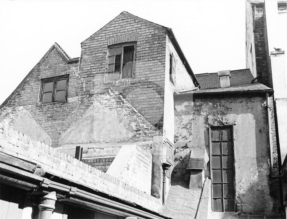 Exterior, Harley's Vaults, 4 Pepper Street, 1960