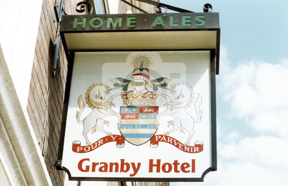 Granby Hotel, Station Street, Meadows, 1985