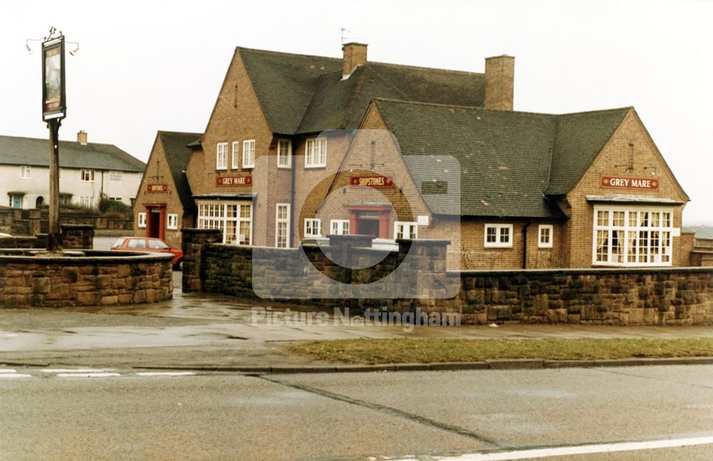 Grey Mare public house, Farnborough Road, Clifton, 1986