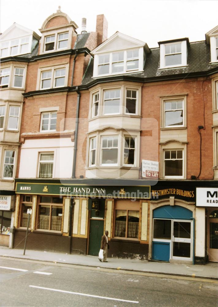 The Hand Inn, Wollaton Street, 1983