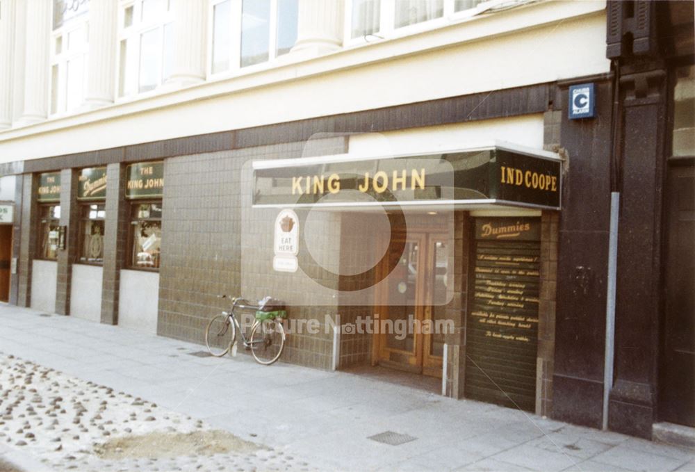 King John public house, Carrington Street, 1983